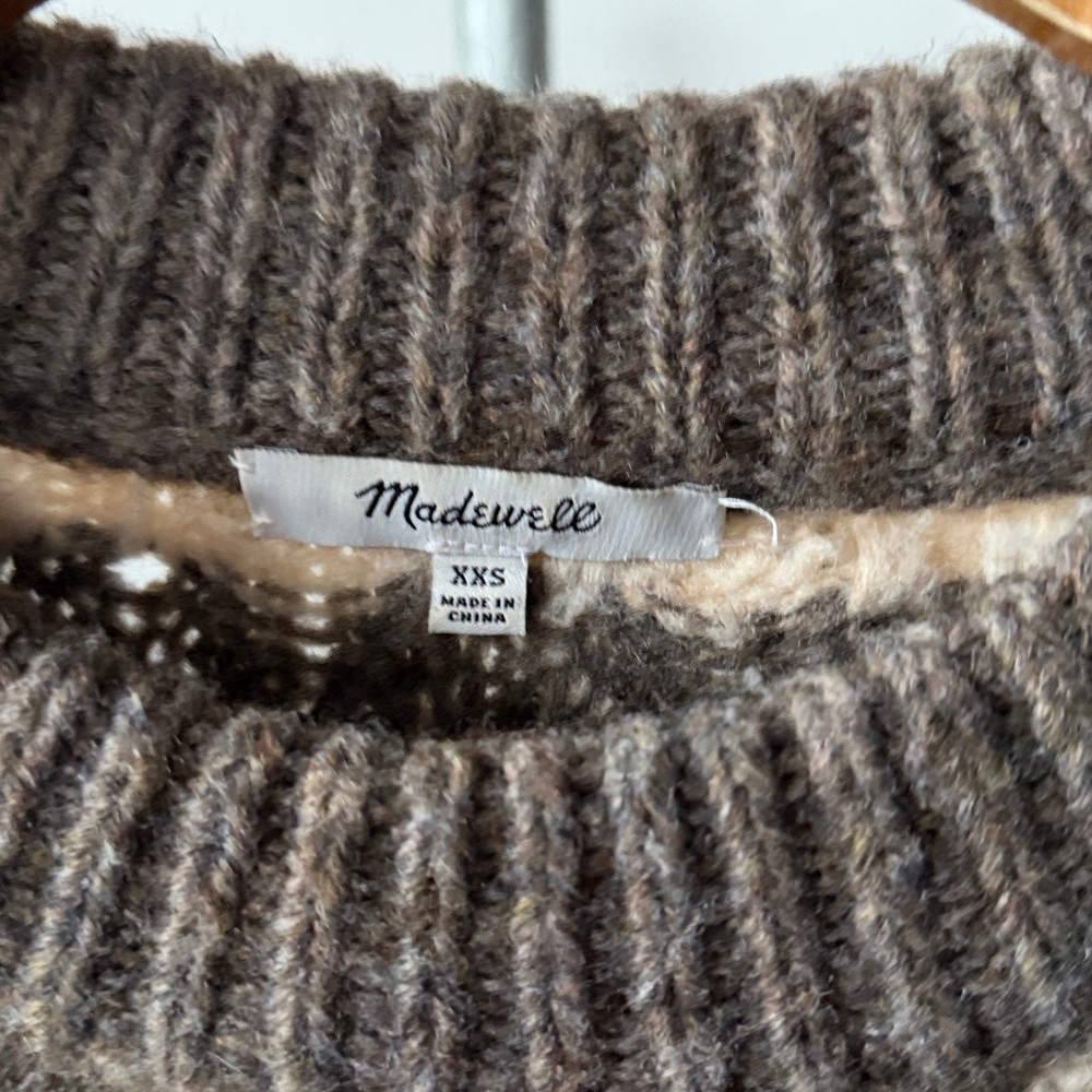 Madewell Aldridge Crop Pullover Sweater Size XXS - Picture 2 of 3